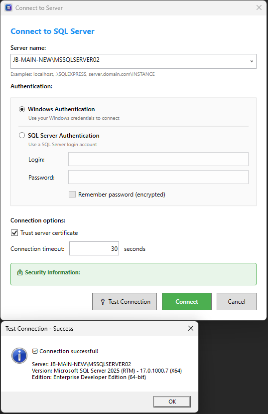 Server Connection